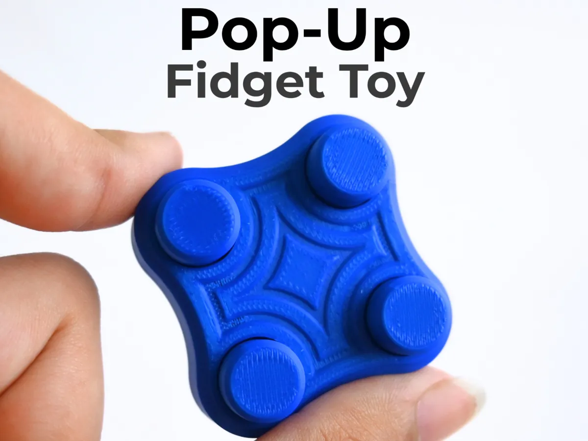 Pop-Up Fidget Toy - Button & Click Fidgets, in stock
