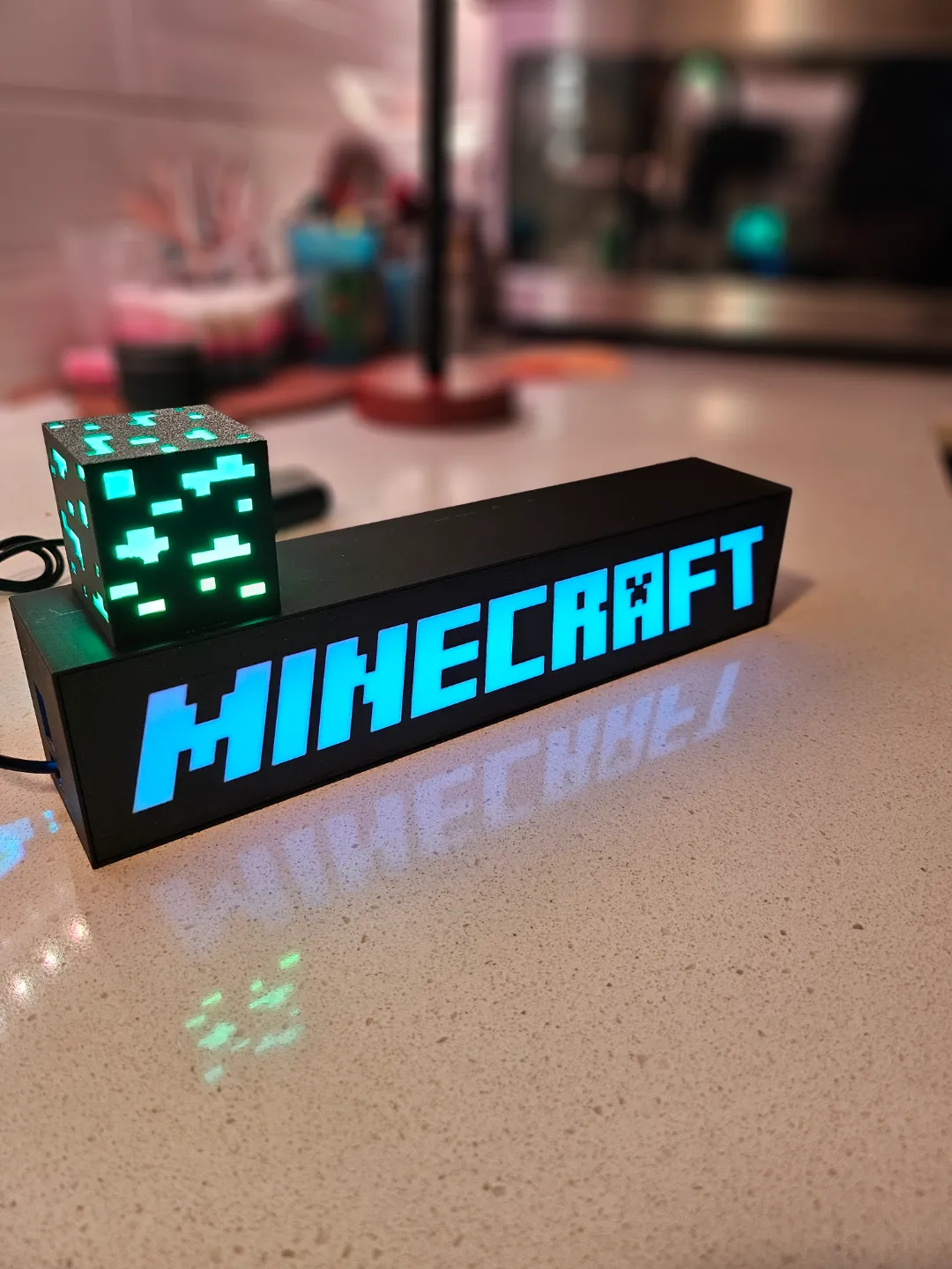 Minecraft Ore lightbox / LED Lamp - Gaming Light Boxes, in stock