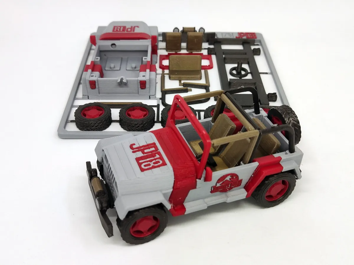 Jurassic Park JP18 Jeep, photo 4 of 4 - Jurassic Park JP18 Jeep Figurines & Collectibles