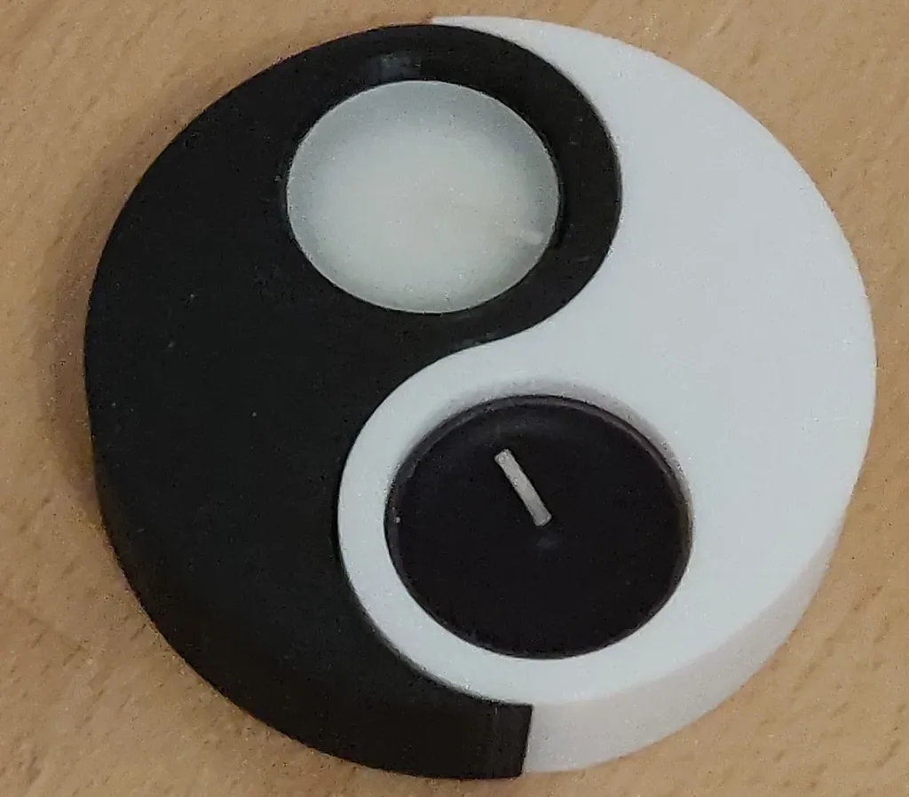 Yin and Yang candle holders - Candle Stands & Candlesticks, in stock