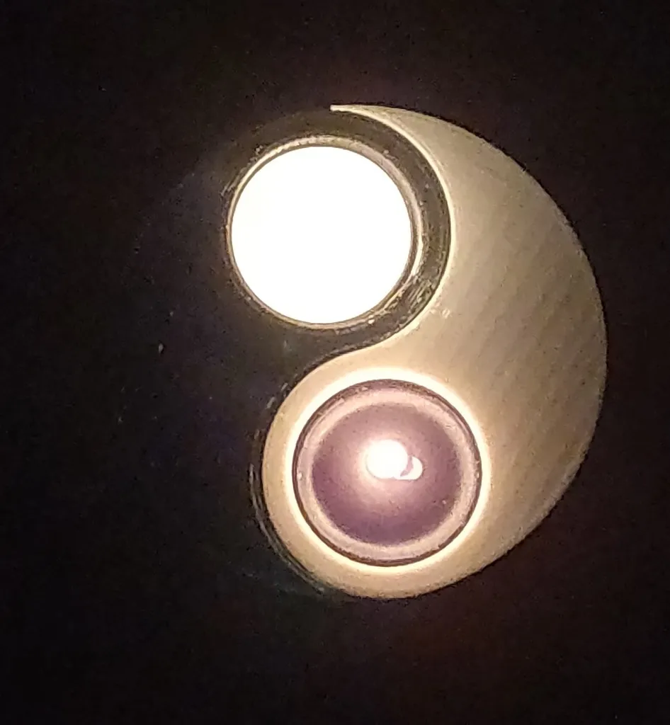Yin and Yang candle holders, photo 2 of 3 - Yin and Yang candle holders Home Decor Items