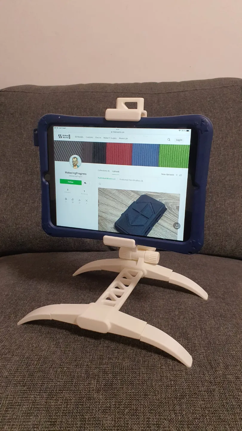 Tablet / Phone Bed Stand - The Crane Stand, photo 4 of 4 - Tablet / Phone Bed Stand - The Crane Stand Mobile & Device Accessories