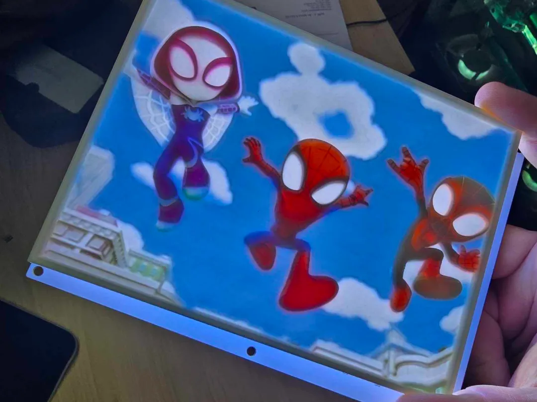 Spidey and friends lithophane night light - Photo Art & Lithophanes, in stock in India