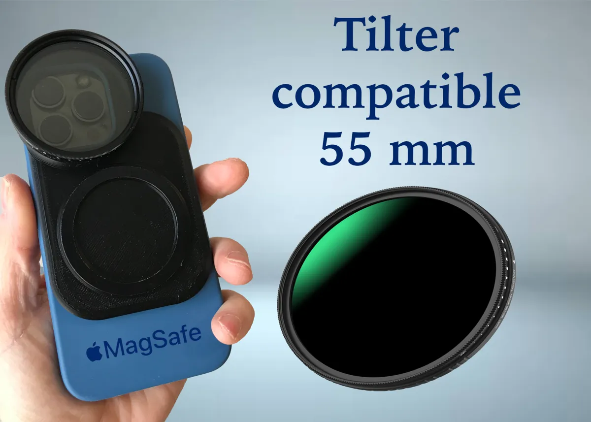 iPhone 55mm Camera Filter Adapter, photo 2 of 4 - iPhone 55mm Camera Filter Adapter Tools