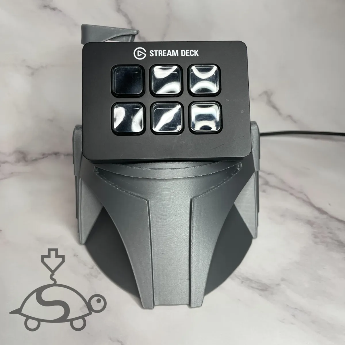 Boba Helmet Stream Deck Mini Mount, photo 4 of 4 - Boba Helmet Stream Deck Mini Mount Household