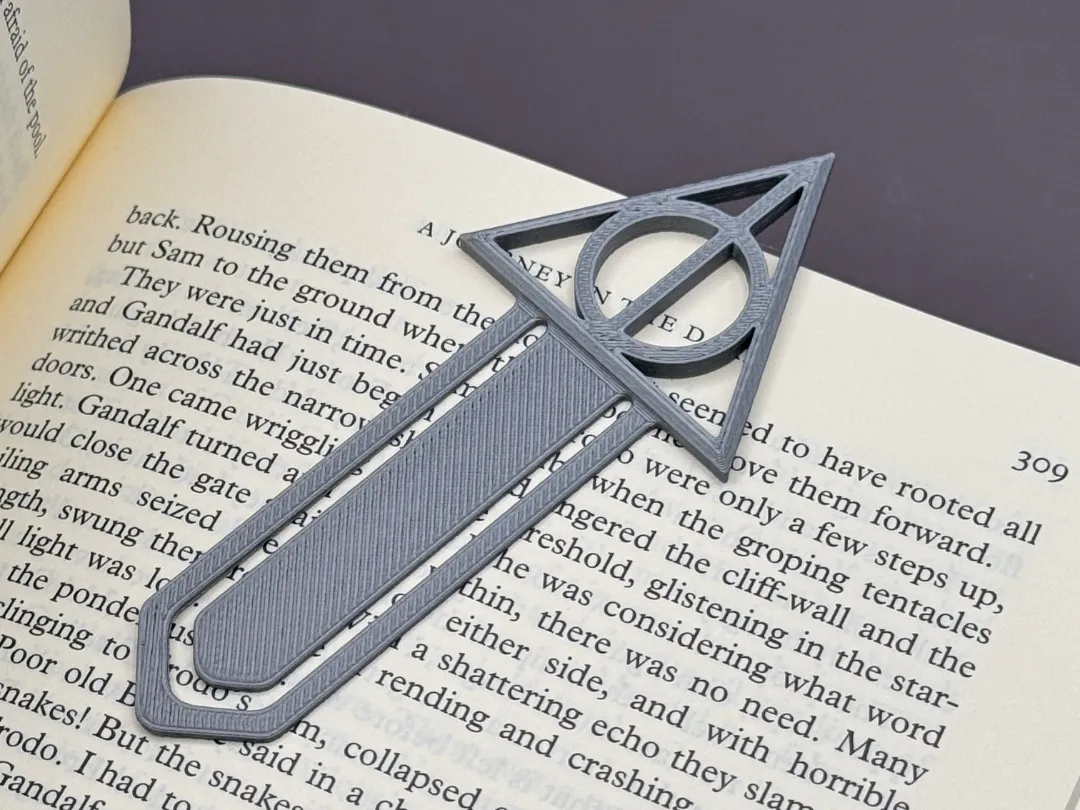 Harry Potter Bookmark - Sign of the Deathly Hallow - Other Hobby & DIY, in stock in India