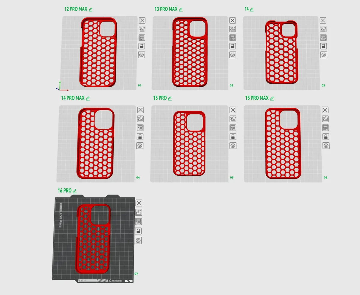Hexagon Case Collection for iPhone 12-16, photo 3 of 3 - Hexagon Case Collection for iPhone 12-16 Fashion