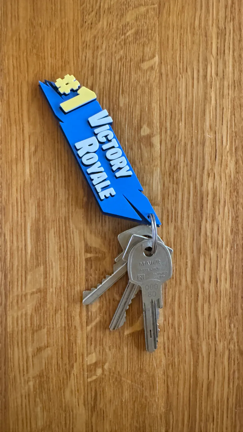 Victory Royale Keychain, Claim Your IRL Crown!, photo 2 of 4 - Victory Royale Keychain, Claim Your IRL Crown! Keychains