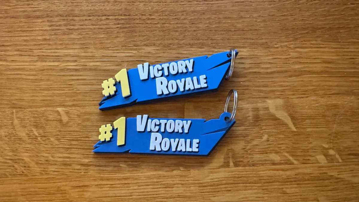 Victory Royale Keychain, Claim Your IRL Crown!, photo 3 of 4 - Victory Royale Keychain, Claim Your IRL Crown! Keychains