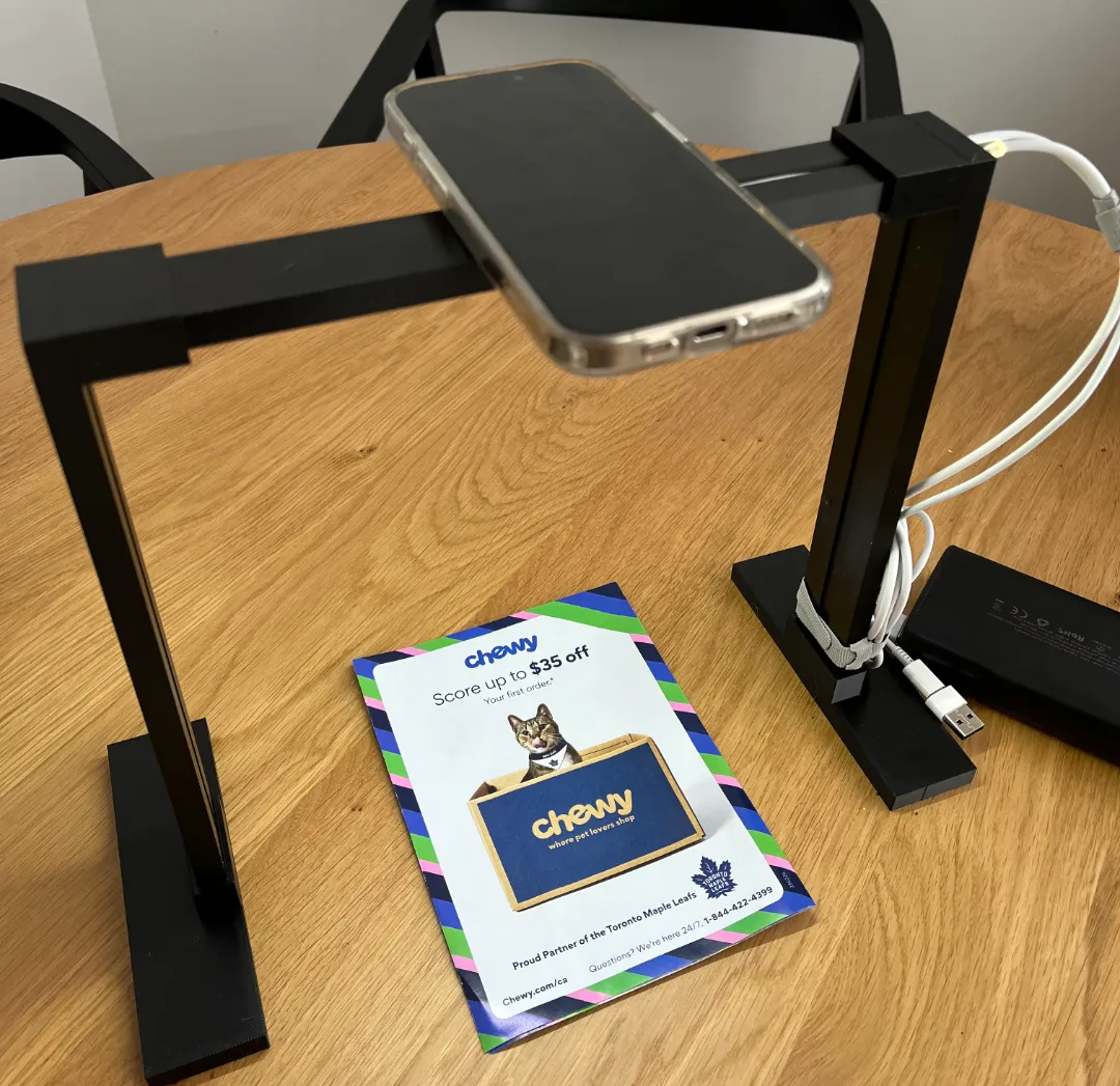 Document and Photo Scanner Stand