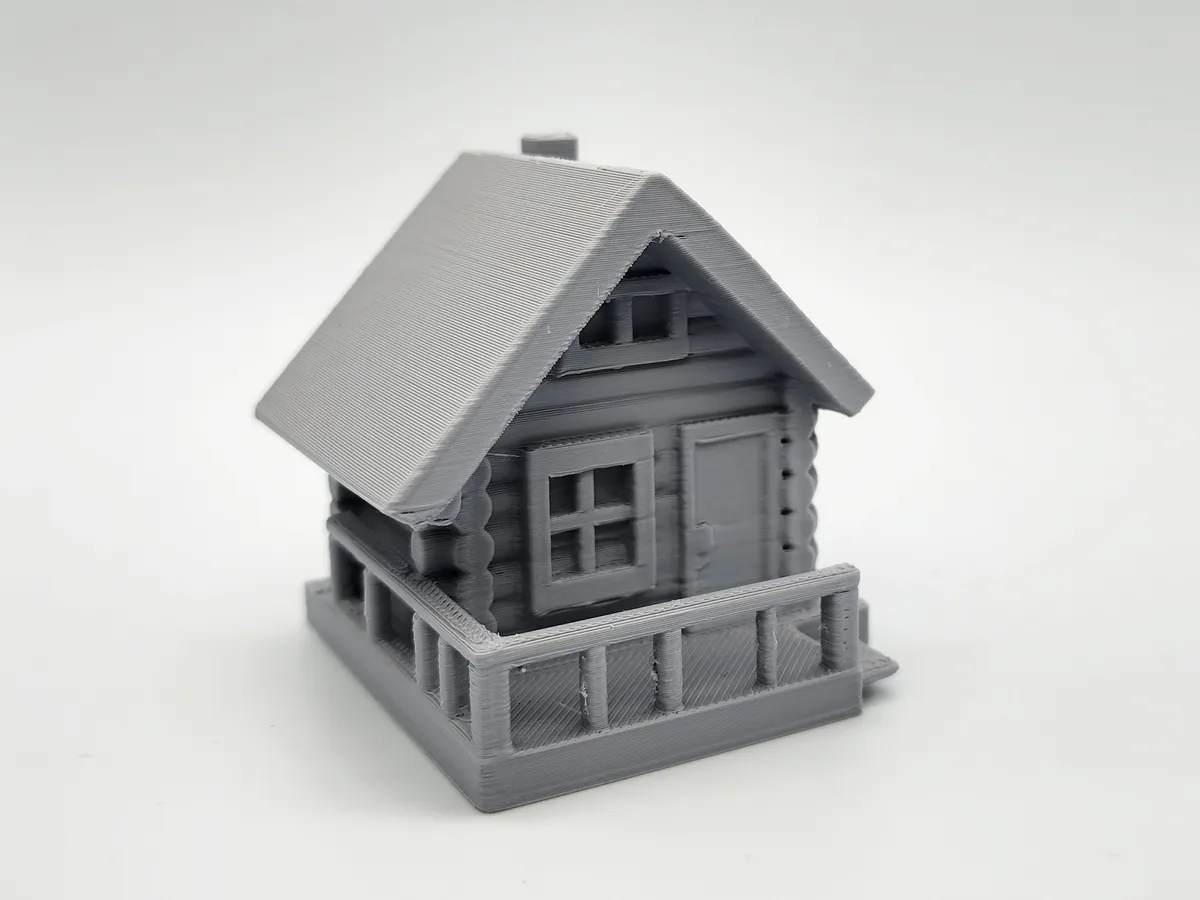 Log Cabin Miniature, photo 4 of 4 - Log Cabin Miniature Figurines & Collectibles