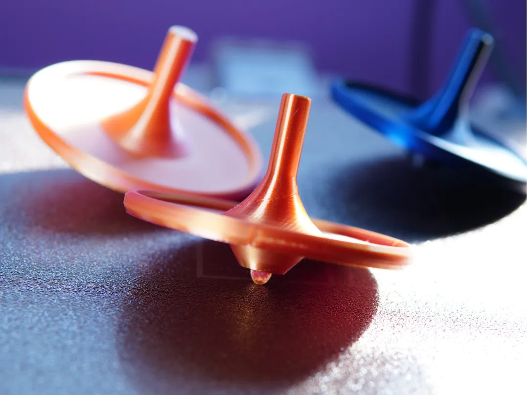 Spinning Top, Easy to in 3 Parts