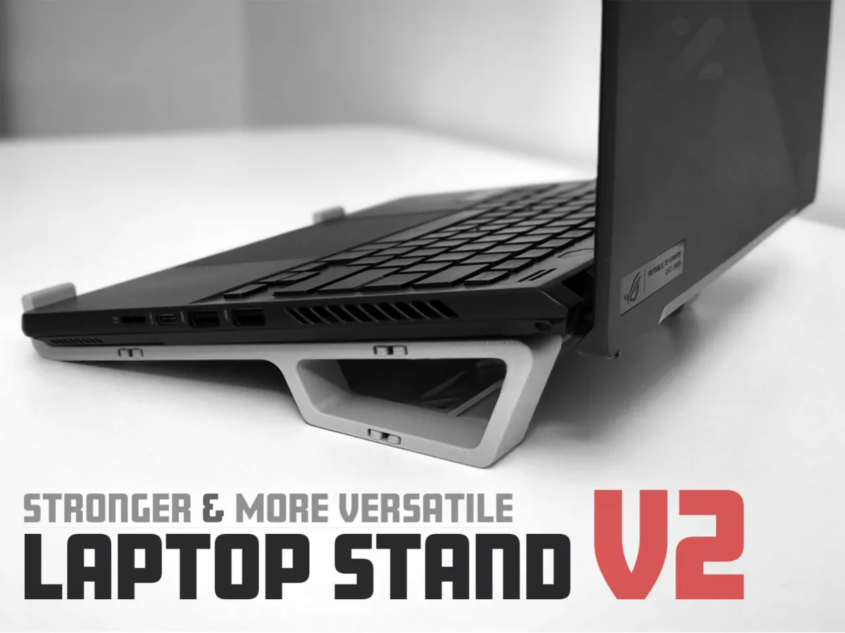 Laptop Stand V2, Stronger & More Versatile