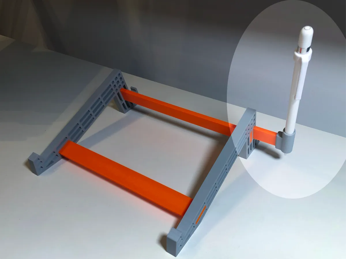 Pencil Holder for iPad stand 2in1