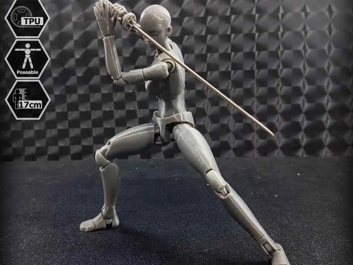 1/10 Scale TPU Joint Action Figure E.V.A 02