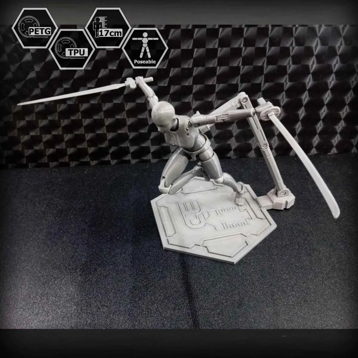 1/10 Scale TPU Joint Action Figure E.V.A 02, photo 4 of 4 - 1/10 Scale TPU Joint Action Figure E.V.A 02 Models, RC & Drones