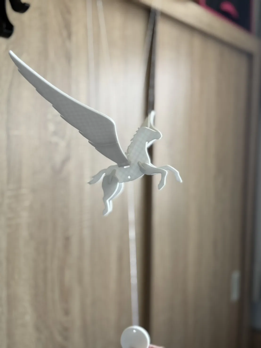 Pegasus Spread Wings - Flapping Mobile (Kit Card), photo 2 of 4 - Pegasus Spread Wings - Flapping Mobile (Kit Card) Props & Cosplay