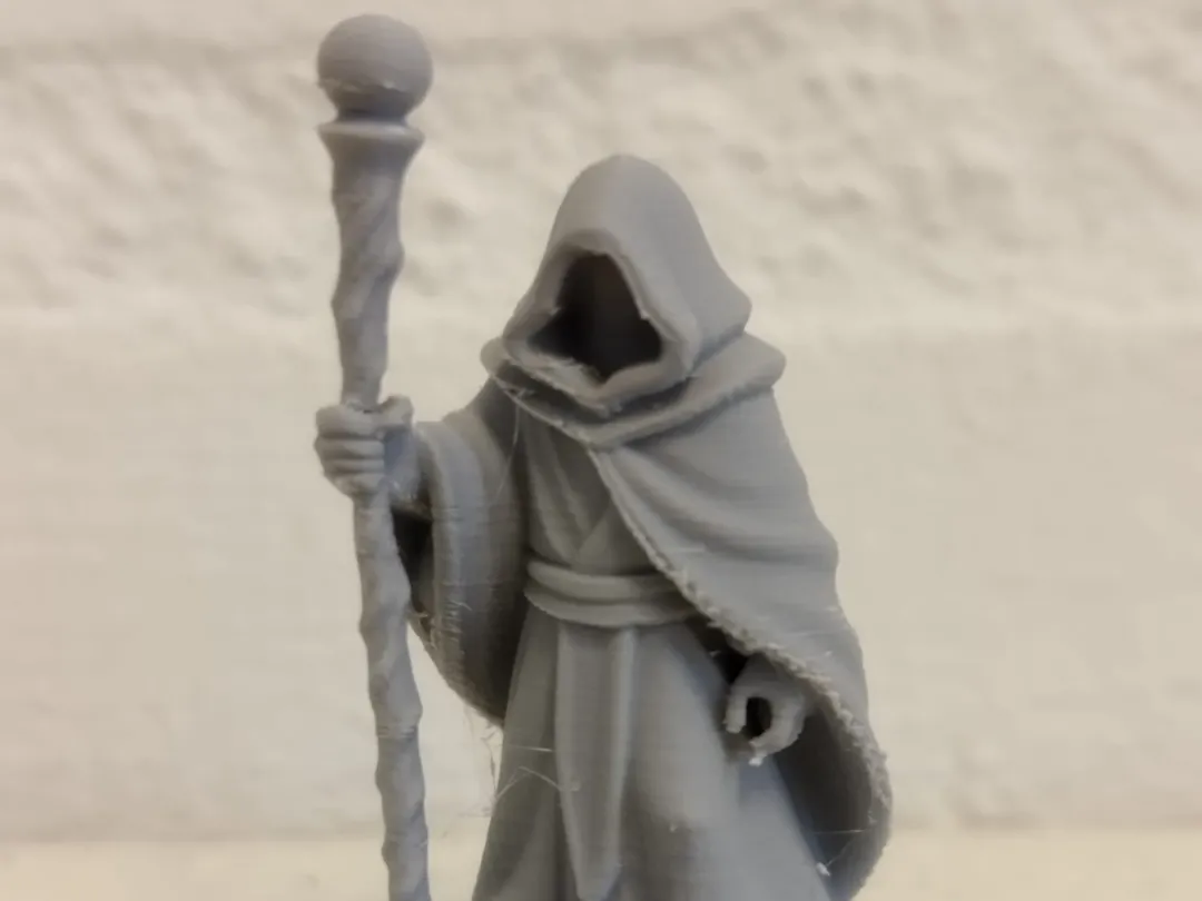 DnD Miniature Cultist with Staff 28mm