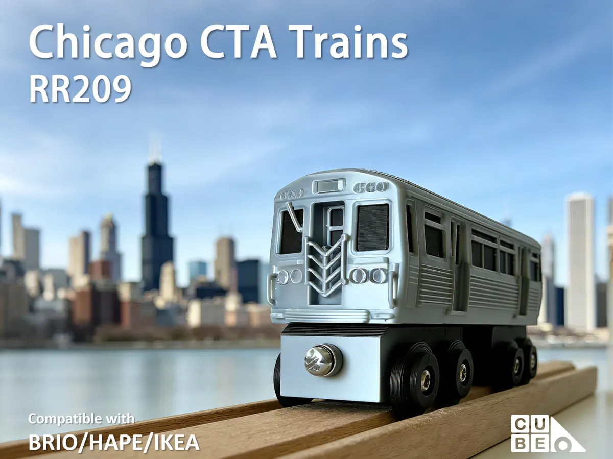 Chicago CTA train-BRIO/IKEA Lillabo