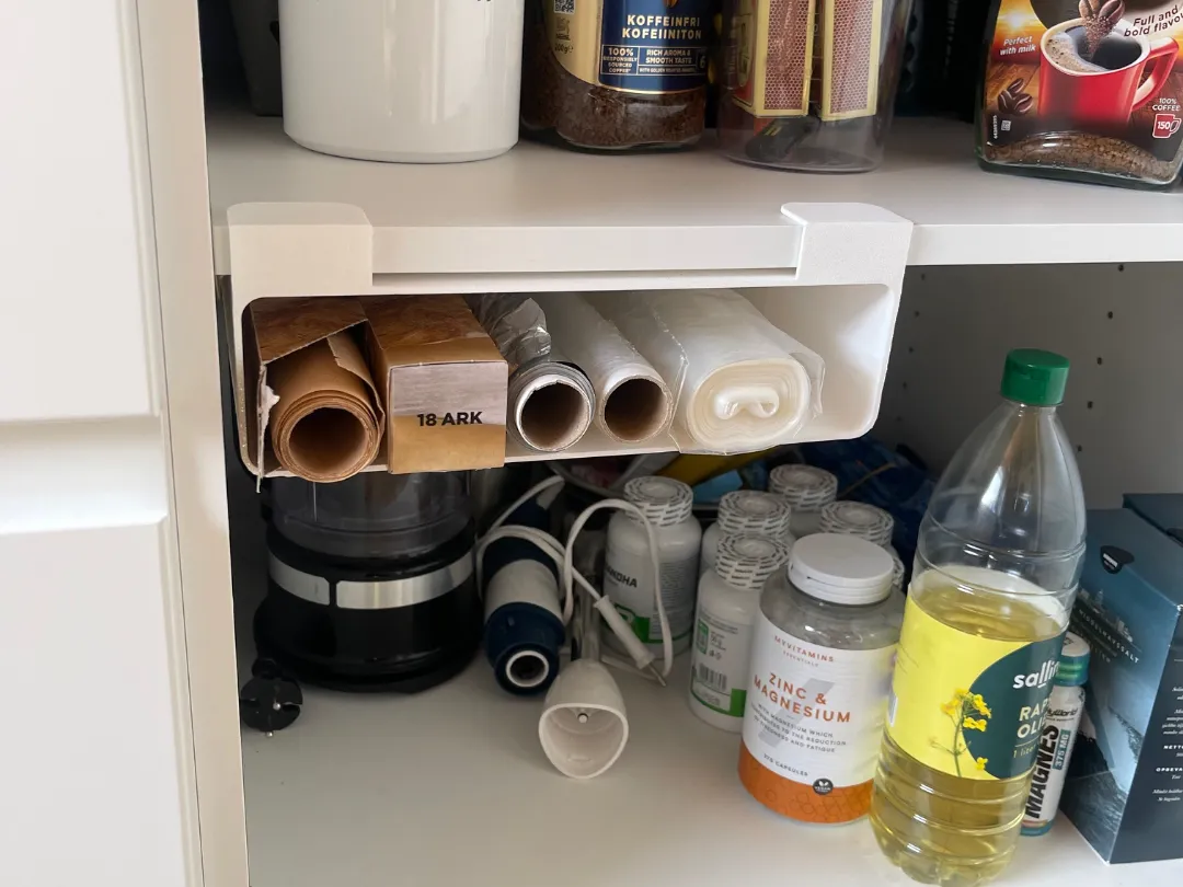 Under-shelf Roll Holder