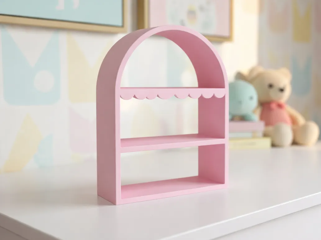 Cute Arch Shelf with Scallop, 2 Sizes