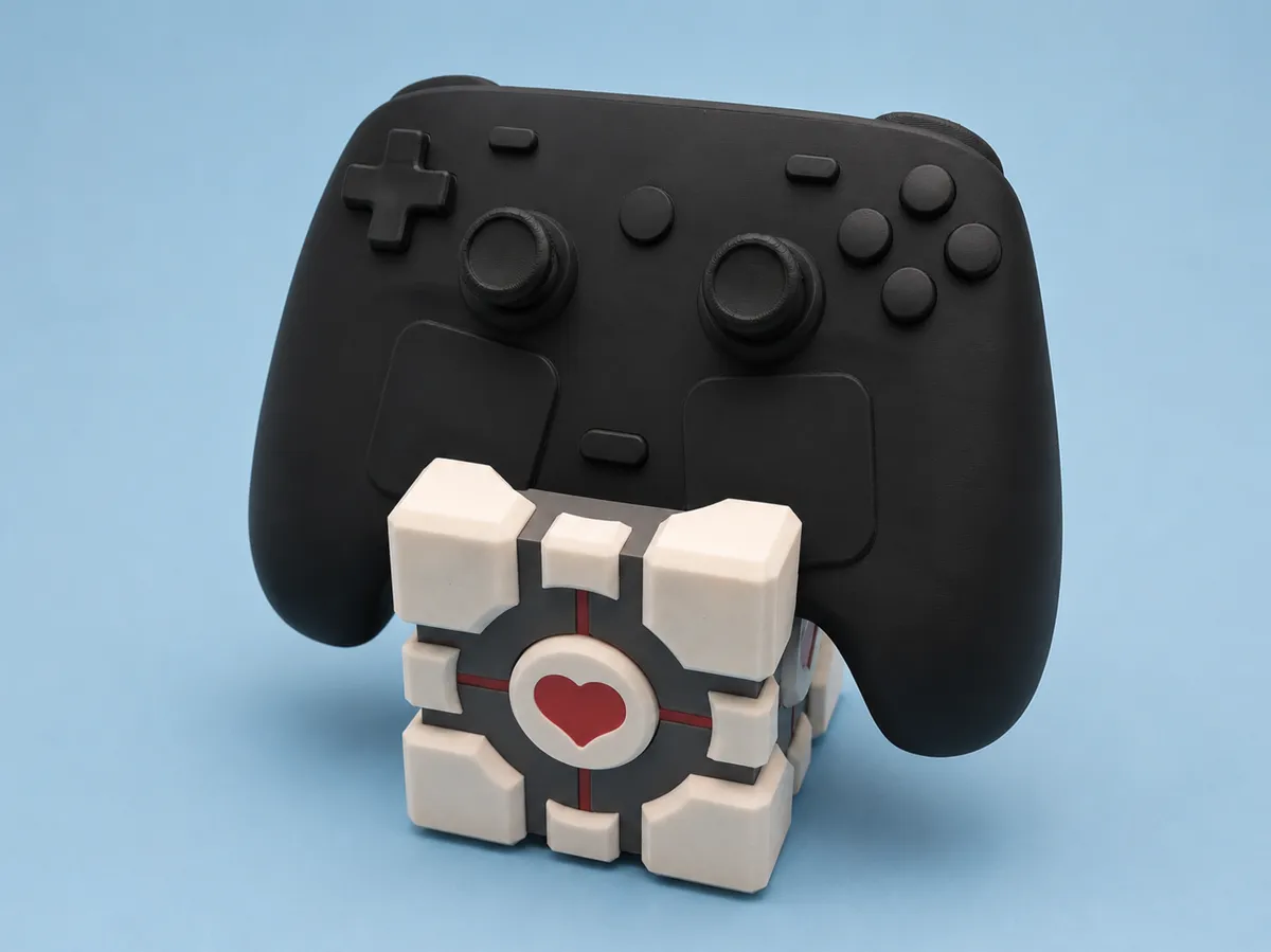 Portal Cube Stand - Steam Controller