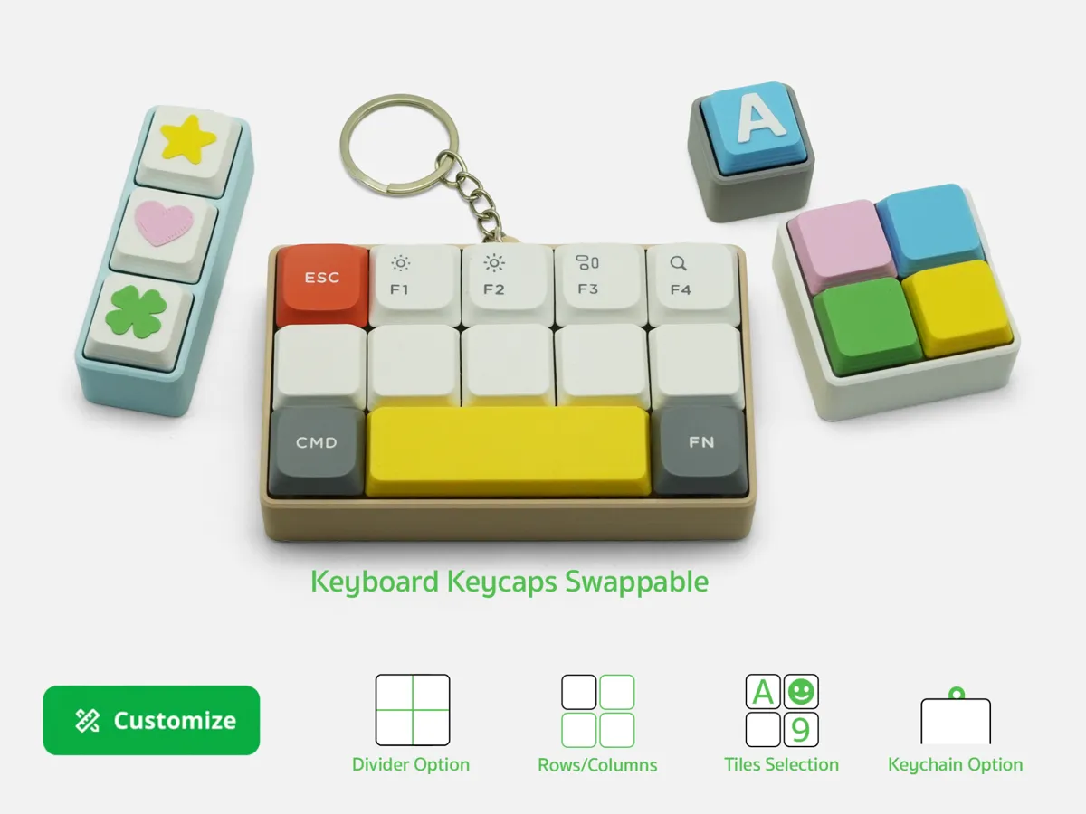 Customizable Keycap Clicker (Parametric)