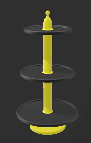 Cup-Cake Holder (With Golden Snitch option on Top), photo 3 of 4 - Cup-Cake Holder (With Golden Snitch option on Top) Kitchen & Dining