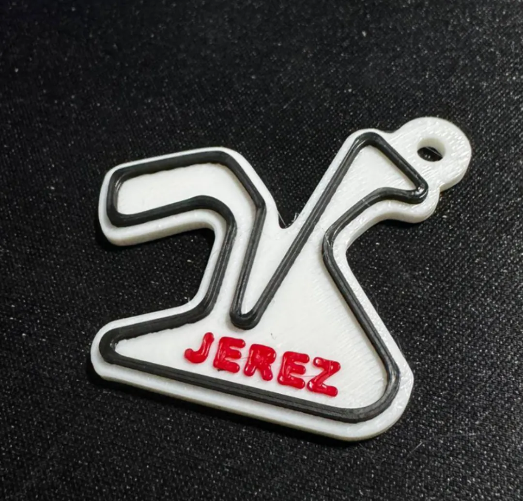 Keychain Jerez Circuit MotoGP F1 Llavero - 2D Art, in stock in India