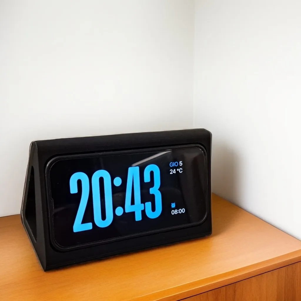 iPhone Plus & Max Clock MagSafe Stand, photo 3 of 4 - iPhone Plus & Max Clock MagSafe Stand Hobby & DIY