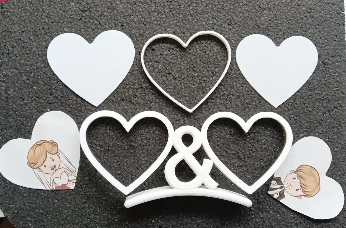 Heart Photo Frame, photo 2 of 2 - Heart Photo Frame Household