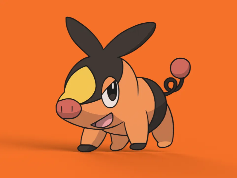 Tepig Wall Art