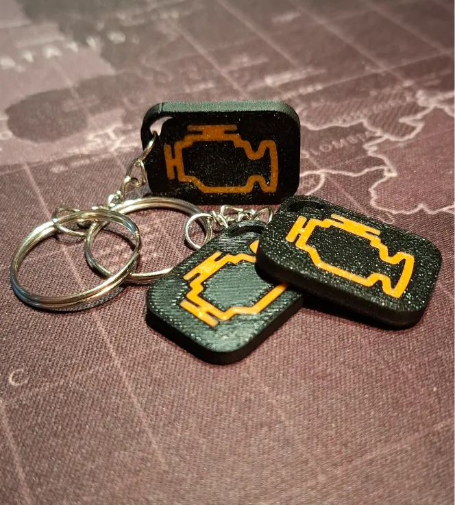Engine Check Keychain - Car & Bike Keychains, in stock in India