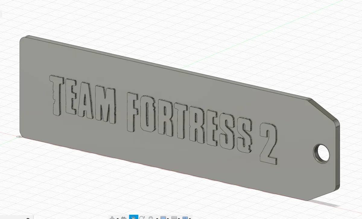 Team Fortress 2 Keychain, photo 2 of 2 - Team Fortress 2 Keychain Keychains