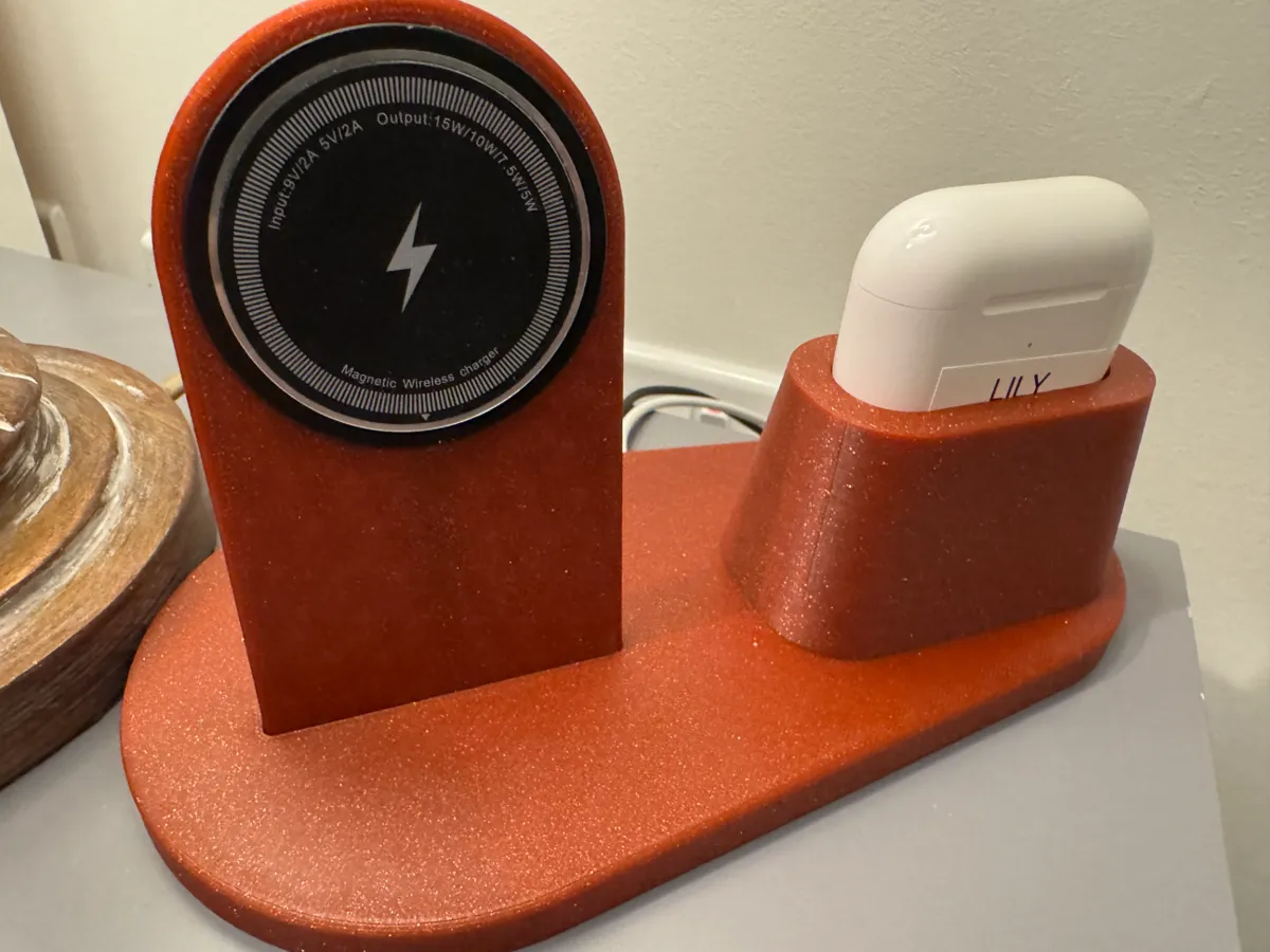 iPhone Magsafe Stand and Airpods Gen 3 wired Dock - Electronics, in stock in India
