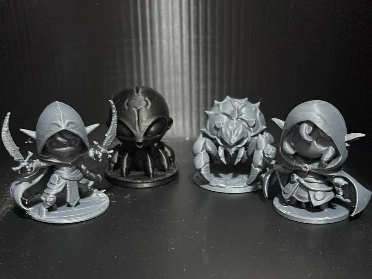 Chibis United: Dark Elfs / UnderDark Set part 1