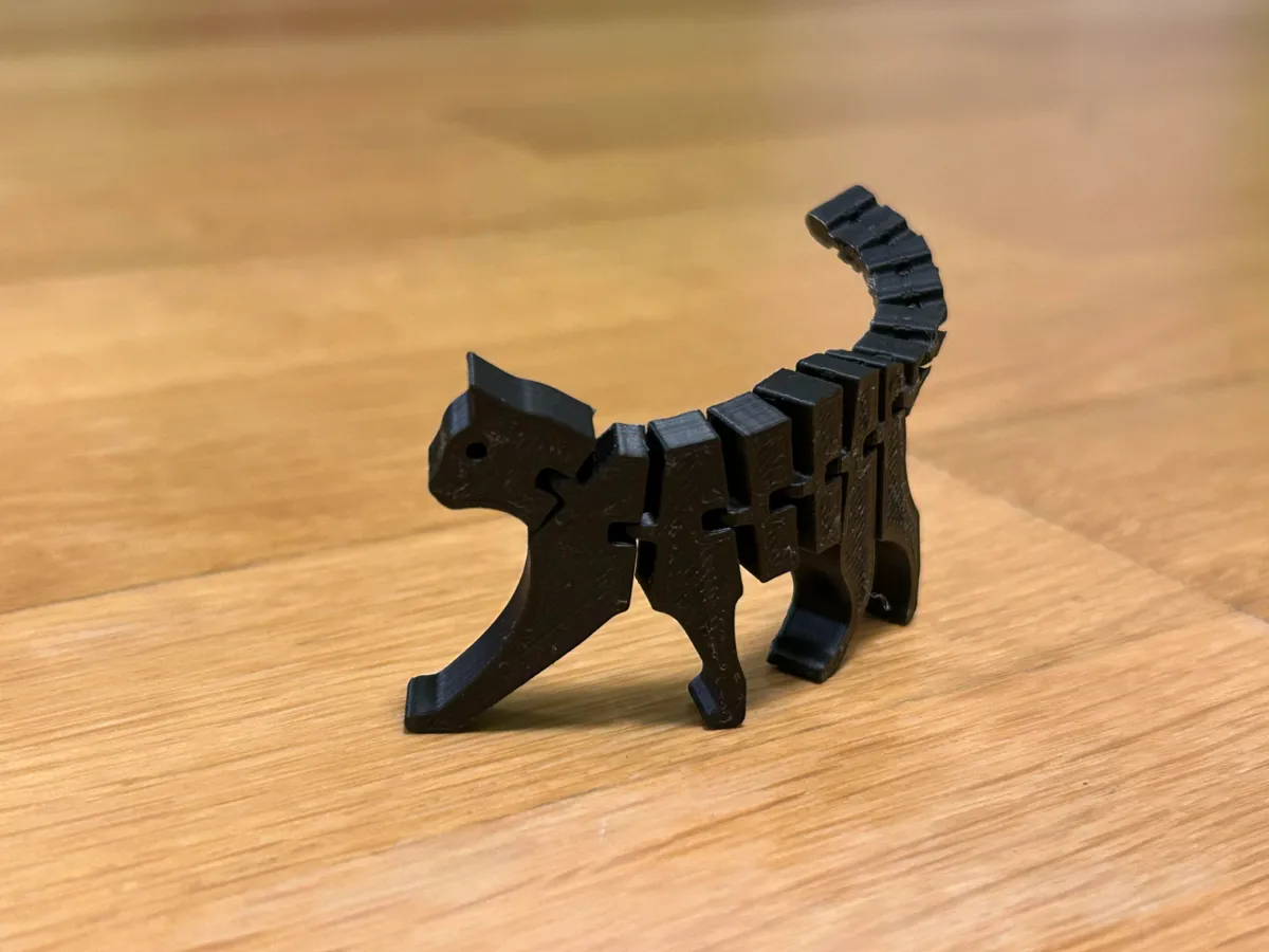 Flexi Cat for Keychain, photo 2 of 3 - Flexi Cat for Keychain Toys & Games