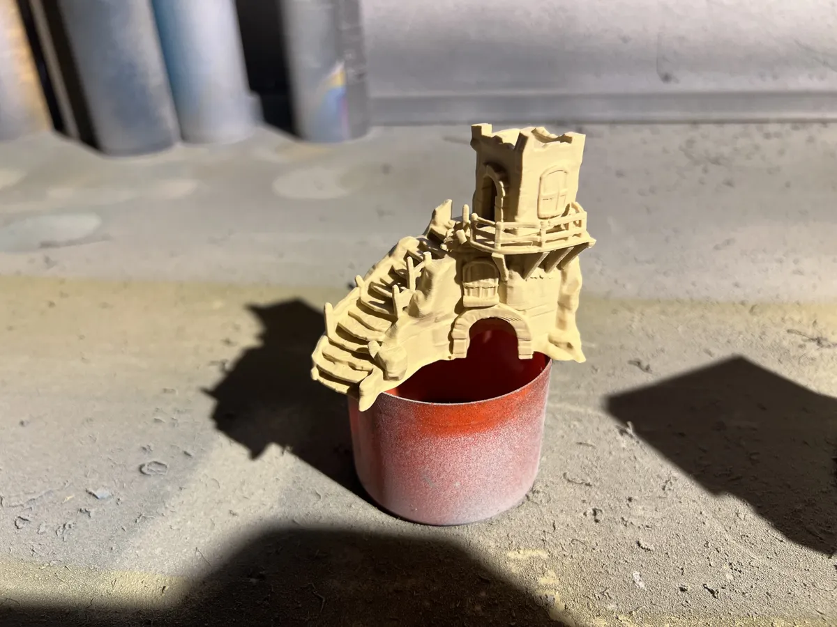 Miniature Watchtower (Wargames, dioramas, models), photo 3 of 3 - Miniature Watchtower (Wargames, dioramas, models) Board Games & Tabletop