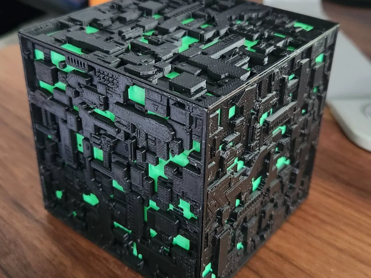 Resistence is Futile - Light-Up Borg Cube