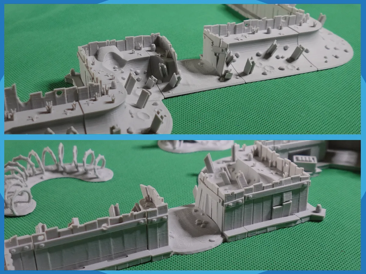Modular Trench System, Set A, 5cm Core Pieces