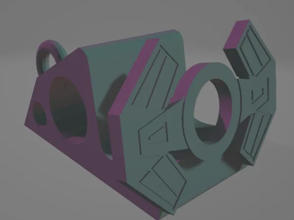 TIE Fighter Phone Stand & Keychain