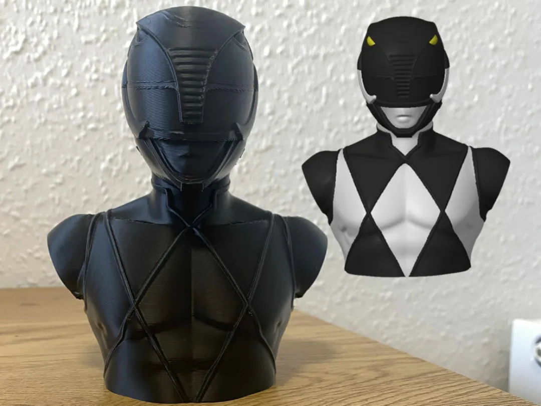 Black Power Ranger Bust