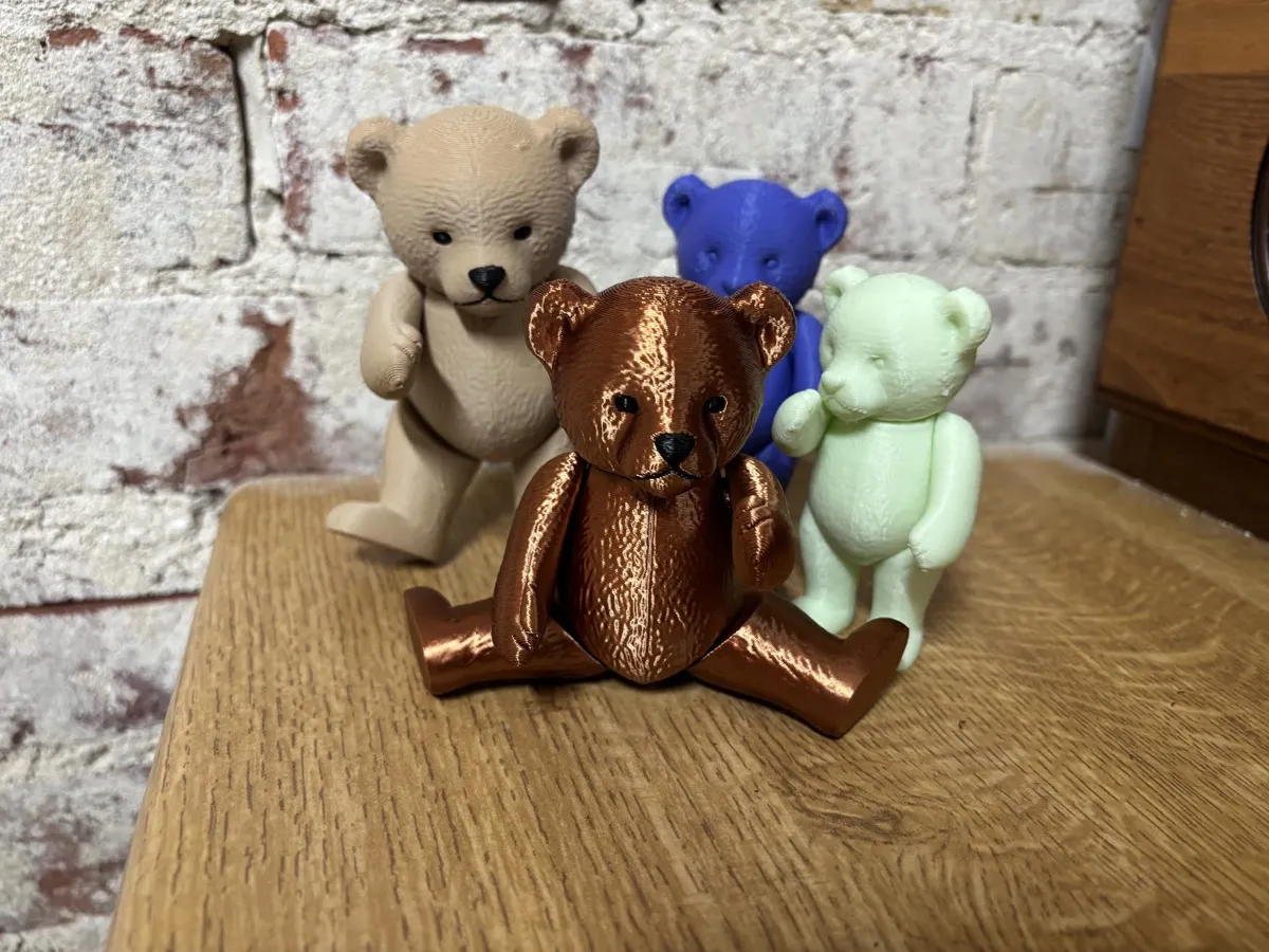 Steiff Inspired Teddy with fully movable limbs, photo 4 of 4 - Steiff Inspired Teddy with fully movable limbs Figurines & Collectibles