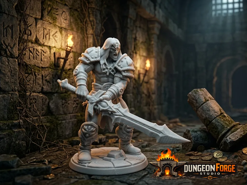 D&D Miniature - Rage of the North Barbarian