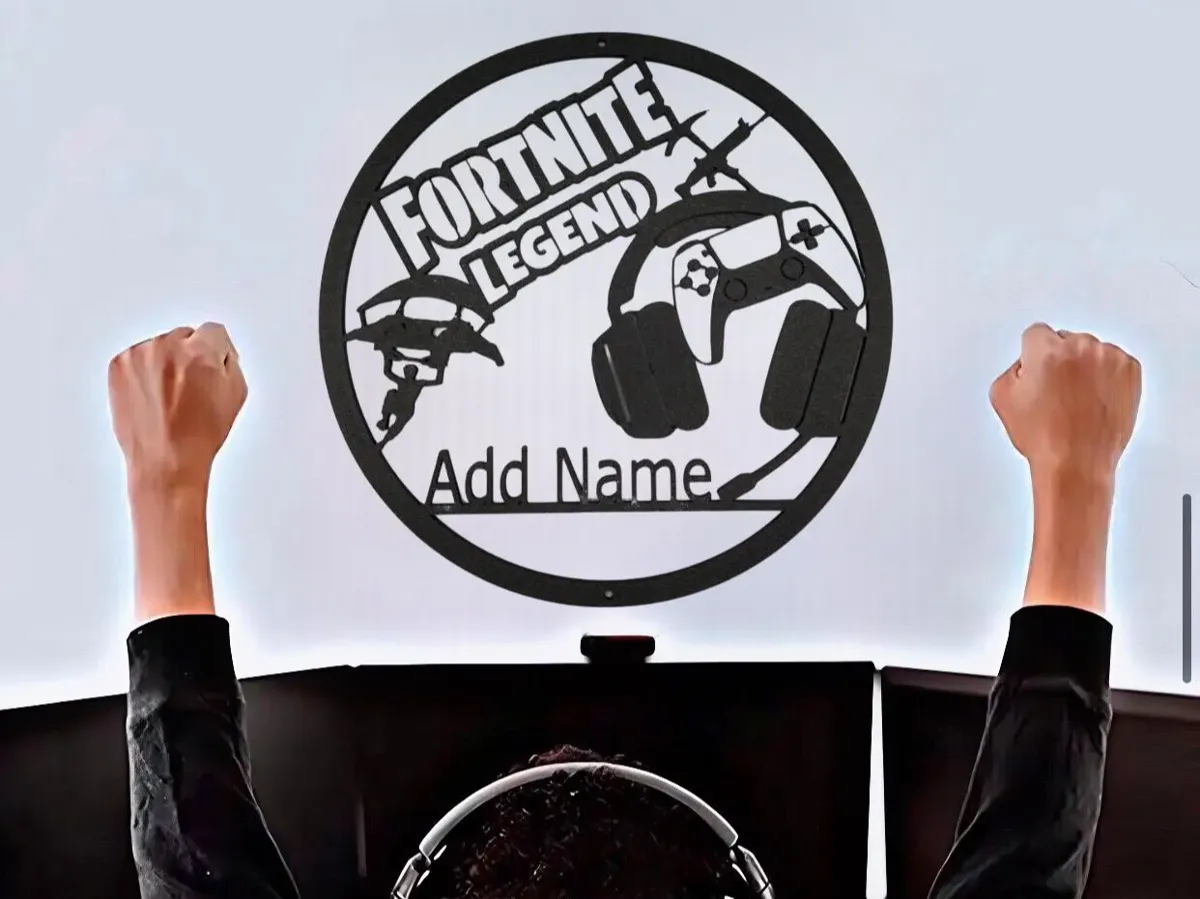 Fortnite Legend PS5 Gaming Sign