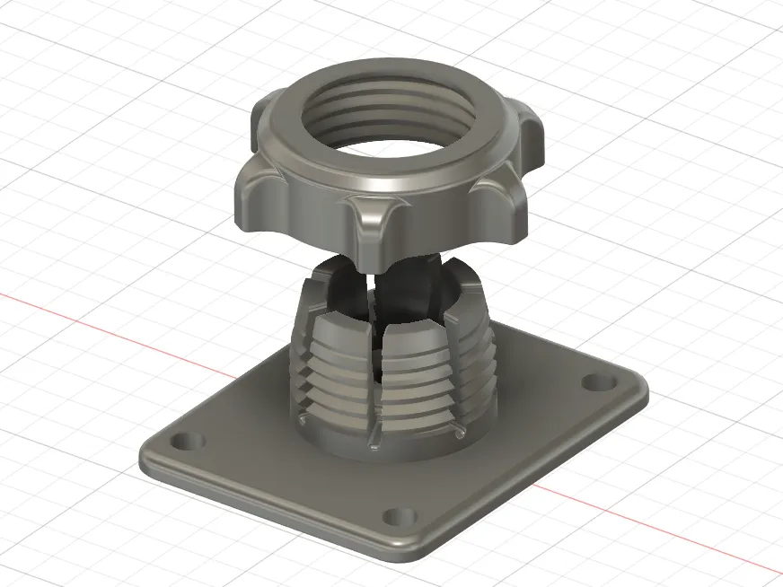17mm Ball Mount Adapter Socket