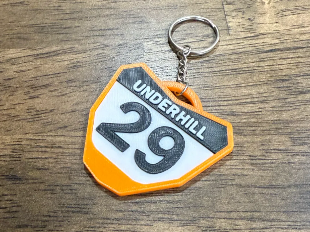 Mx Number Plate Editable Keychain/Ornament