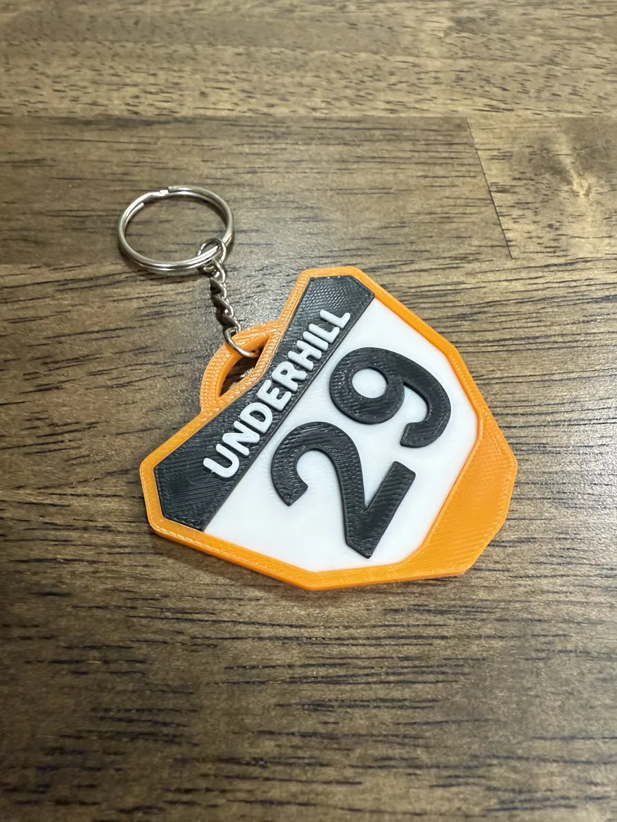 Mx Number Plate Editable Keychain/Ornament, photo 3 of 4 - Mx Number Plate Editable Keychain/Ornament Keychains