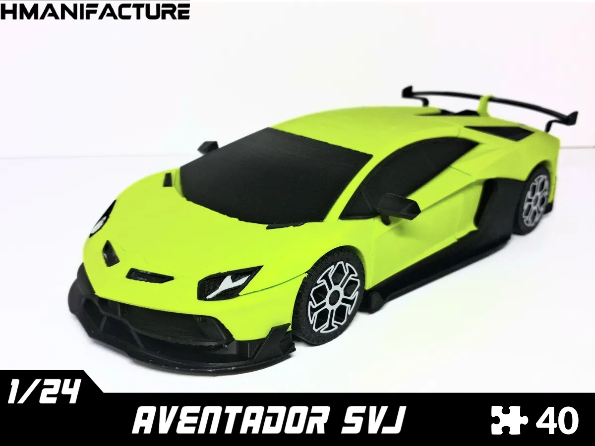 AVENTADOR SVJ 1/24 SCALE MODEL