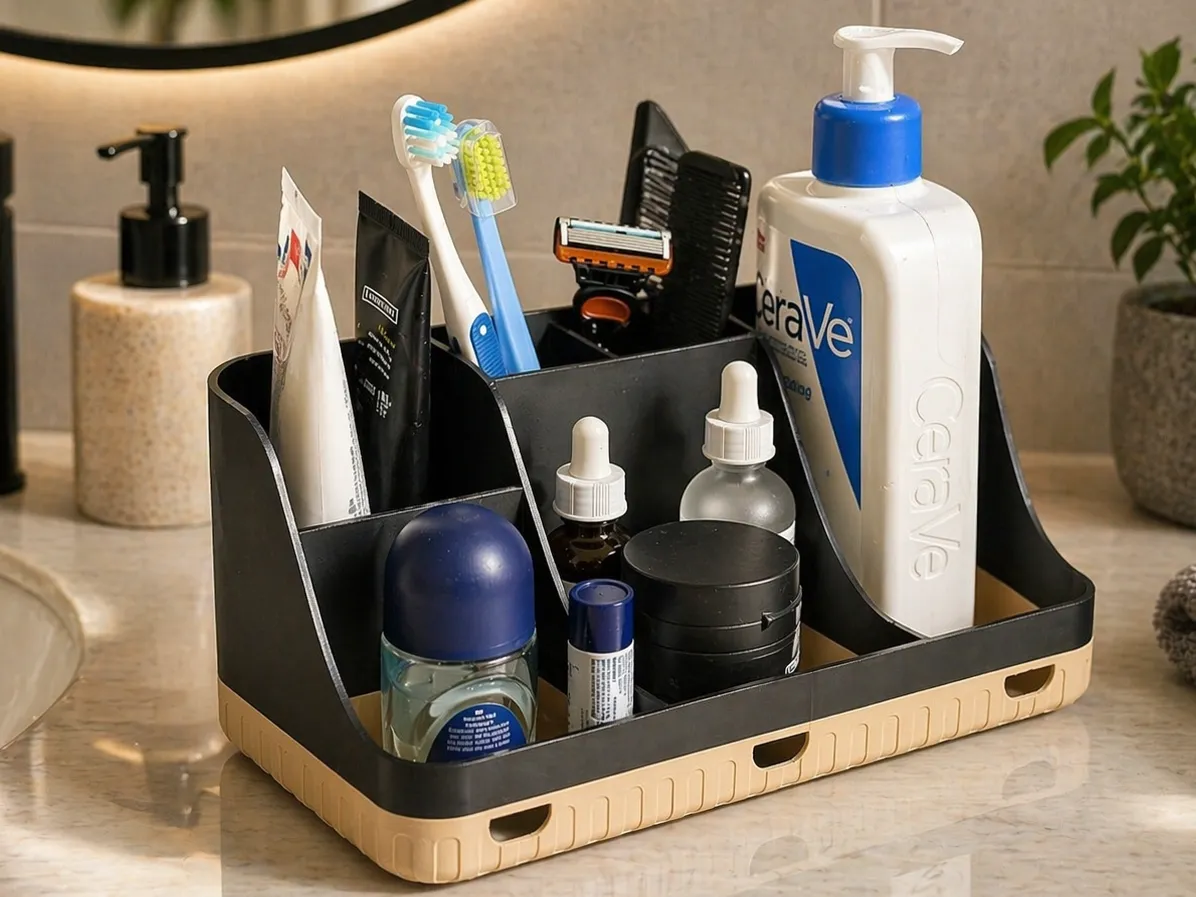 Modern Bathroom Caddy Organizer